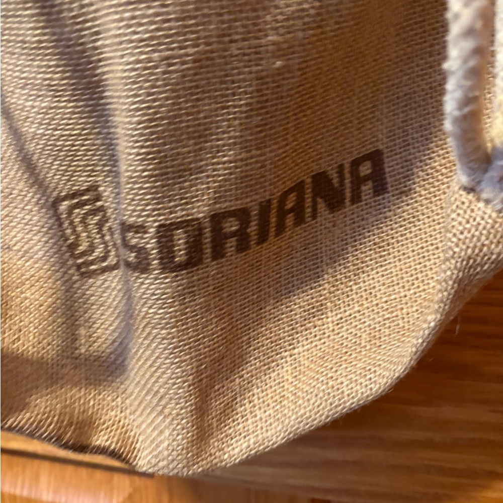 Authentic Coffee Drawstring Burlap Bag - image 4